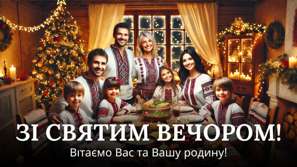 Привітання з Різдвом у картинках і листівках